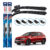Par de Palhetas Limpador Parabrisa Multiclip Original Bosch Volkswagen Polo 2017 A 2024