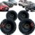 Kit Alto Falantes Dianteiros e Traseiros Hyundai HB20 HB20X 2012 até 2022 – Hurricane Aurum 480w