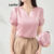 Lovito Blusa Elegante Blusa Gota D’Água De Verão Para Mulheres L121MD365
