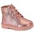Bota Coturno Infantil Molekinha Metalizada Menina – Rosa