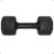 Halter 12 Kg Un Musculação sextavado preto ferro Exercícios Treino casa Academia Hexagonal Unidade