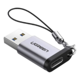 Adaptador Ugreen Us276 Usb 3.0 para Usb Tipo C Cinza Protocolo de Interface Usb 3.0