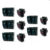 Botão Interruptor Vidro Elétrico Simples Duplo Fox Voyage Saveiro Gol Parati G4 G5 G6 G7 5 Pares
