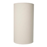 Cúpula de Abajur luminária 13x13x21cm Tecido Algodão Soquete Nacional Cor Bege, Branco Preto Ref 82