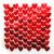 Painel Metalizado Shimmer Wall Coração Vermelho – 30x30cm – 1 unidade – Rizzo
