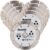 Kit com 10 Disco Diamantados 4.1/8 POL para Granito D-44351 MAKITA
