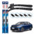 Par de Palhetas Limpador Parabrisa Multiclip Original Bosch Volkswagen Virtus 2017 A 2024