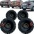 Kit Alto Falantes Dianteiros e Traseiros Hyundai HB20S 2012 até 2022 – Hurricane Aurum 480w