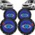 Kit Alto Falantes Dianteiros e Traseiros Ford Ka Hatch e Sedan 2014 até 2021 – Hurricane Class 520w
