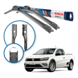 Palheta Parabrisa Bosch Vw Nova Saveiro G5 G6 2009 A 2018 Bosch