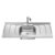 Pia De Cozinha Dubai Plus Cuba Profunda 160×54,5 Ghel Inox