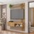 Painel Para TV Até 45 Polegadas Moon Marrom Caemmun