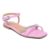 Rasteira Ramarim Tira Strass Feminina – Rosa