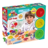 Brinquedo Massinha Massa de Modelar Atóxica Tutti Frutti Molde Animais Parque Dinossauros Cotiplas
