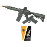 Kit Rifle M4 E Pistola V307 Airsoft Vg Spring Rossi + BBs