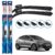 Par de Palhetas Limpador Parabrisa Multiclip Original Bosch Hyundai Hb20 2020 A 2024