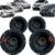Kit Alto Falantes Dianteiros e Traseiros Honda Fit 2004 até 2021 – Hurricane Aurum 480w