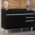 Balcão Gabinete para pia com Tampo 120cm Michigan Preto – Lumil
