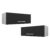 Kit 2 Armários Aéreos Geladeira Veneza 70cm 1 Porta Branco/Preto – Lumil Móveis