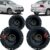 Kit Alto Falantes Dianteiros e Traseiros Volkswagen Voyage G5 2008 até 2012 – Hurricane Aurum 480w