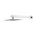 Ducha Chuveiro 20Cm Com Braço 40Cm Mundaú Aço Inox 304 Pingoo – Prata