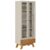 Cristaleira 2 Portas Com Gaveta Marcela L06 Nature/Off White – Mpozenato