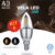 Kit 6 Lâmpada Vela LED para Lustre 4W E14 Pendente Modelo Moderno Branco Frio ou Branco Quente 110V-220V | Bivolt