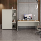Conjunto de Escritório Office 2 Peças Mesa Armário Alto Oslo