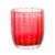 2 Copos Wolff Orquídea de Vidro Vermelho 300ml