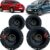Kit Alto Falantes Dianteiros e Traseiros Volkswagen Up 2014 até 2021 – Hurricane Aurum 480w