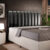 Cabeceira Cama Box Queen 160 cm Dália W01 Couríssimo Preto – Lyam Decor