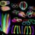 Kit Pulseira Neon Brilho 50/100/150/200 un Festa Balada aniversario Coloridas Brilha no Escuro