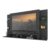 Painel TV 60″ c/ Suporte e Prateleiras de Vidro Nairóbi Multimóveis Preto