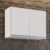 Armário Aéreo 80cm 2 Portas Califórnia Branco – Lumil Móveis