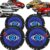 Kit Alto Falantes Dianteiros e Traseiros Volkswagen Fox Crossfox 2003 a 2022 – Hurricane Class 520w