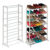 Sapateira Vertical até 21 Pares 7 Prateleira Organizador