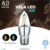 Lâmpada Vela LED para Lustre 4W E27 Pendente Modelo Moderno Branco Frio (6,000K) ou Branco Quente (3,000) 110V-220V | Bivolt