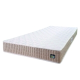 Colchão Solteiro Espuma D33 New Millenium 88x188x19cm Branco/Bege Hellen