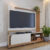 Estante Painel Para TV 75 Pol 182cm Mayer C04 Off White Matte Freijó – Lyam Decor