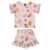 Conjunto Infantil com Blusa e Short para Menina Bee Loop