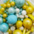 Confeito Decorativo – Fairy Sprinkles Pérolas – Amarelo/Azul/Branco – 1 unidade – Rizzo