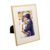 Porta Retrato Wolff Basic de Aço Inox Dourado  10cm x 15cm