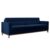 Sofá 3 Lugares Living Linho Cotton Azul Marinho 210 cm
