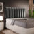 Cabeceira Cama Box Casal 140 cm Dália W01 Couríssimo Preto – Lyam Decor