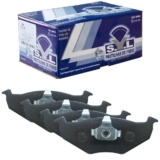 Kit Pastilha Freio Golf 94 95 96 97 98 1999 Dianteira Syl