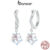Bamoer 925 Sterling Sliver Hoop Brincos Octopus Starfish Design Jóias Presentes Para Mulheres