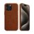 Capa Case Capinha para iPhone 15 Pro Max – Couro Dual Marrom – Gshield