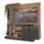 Estante Home Theater com Suporte P/TV até 55” Denver Multimóveis Duna/Preto