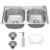 Cuba Cozinha Gourmet Pia Aço Inox Dupla Acessórios Embutir