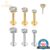 Piercing Labret Push Pin Titânio Conch Tragus Nariz Helix Corrente Nariz Australiano Tragus Titanio